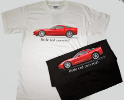 C6 Corvette T-shirt - Little Red Corvette